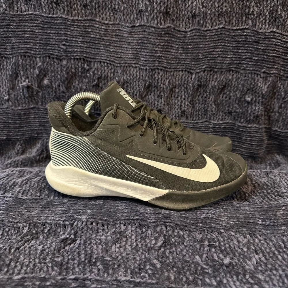 Nike Precision IV Black White Basketball Shoes Men's/Youth 5 or Women's 6.5 - Picture 1 of 8